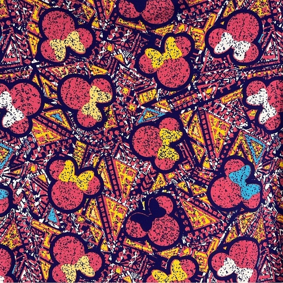 Lularoe X Disney Minnie Mouse Irma Hi Lo Hem Top Size Small Tunic New - Picture 4 of 6